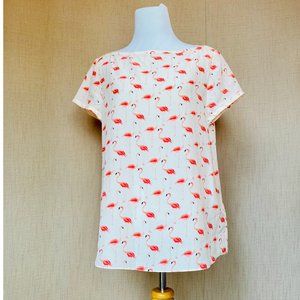 Flemingo Pattern Kate Spade Shirt